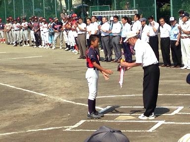 港南区少年野球大会開会式